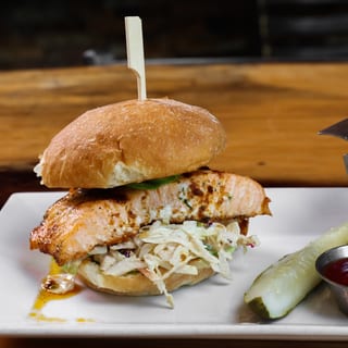 Blackened Salmon Sandwich